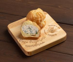 Профитроли с ветчиной и сыром